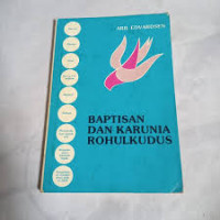 Image of Baptisan dan Karunia Rohulkudus