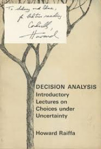 Image of Decision analysis Introductory Lectures on choices under Uncertainty