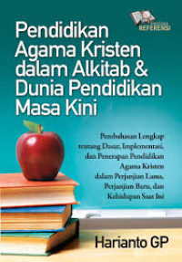 Image of Pendidikan Agama Kristen dalam Alkitab dan Dunia Pendidikan Masa Kini