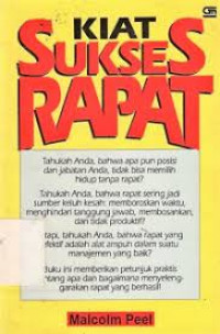 Image of Kiat sukses rapat