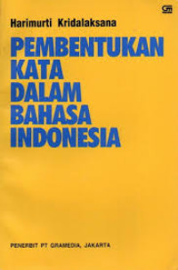 Image of Pembentukan kata dalam bahasa Indonesia