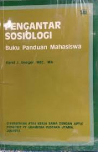Image of Pengantar Sosiologi: buku panduan mahasiswa