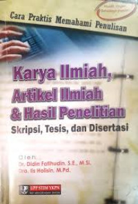 Image of Rahasia membangun argumentasi ilmiah: pedoman penulisan skripsi, tesis, dan disertasi