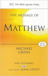 Image of The Bible Speaks Today: The Message of Matthew