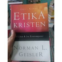 Image of Etika Kristen : Pilihan & Isu Kontemporer