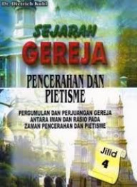 Image of Sejarah Gereja: Pencerahan dan Pietisme jilid 4